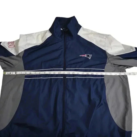NFL Vintage New England Patriots Jacket Windbreaker Lightweight Full Zip Size XL - Picture 8 of 11